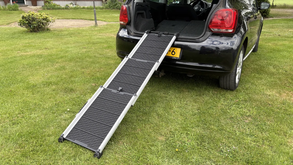 Honden loopplank uitschuifbaar