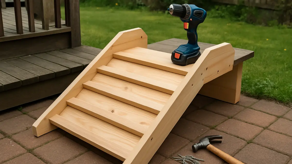 Zelf een hondenloopplank maken